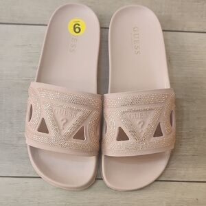 GUESS Women's Blush Slide Sandals Size 9